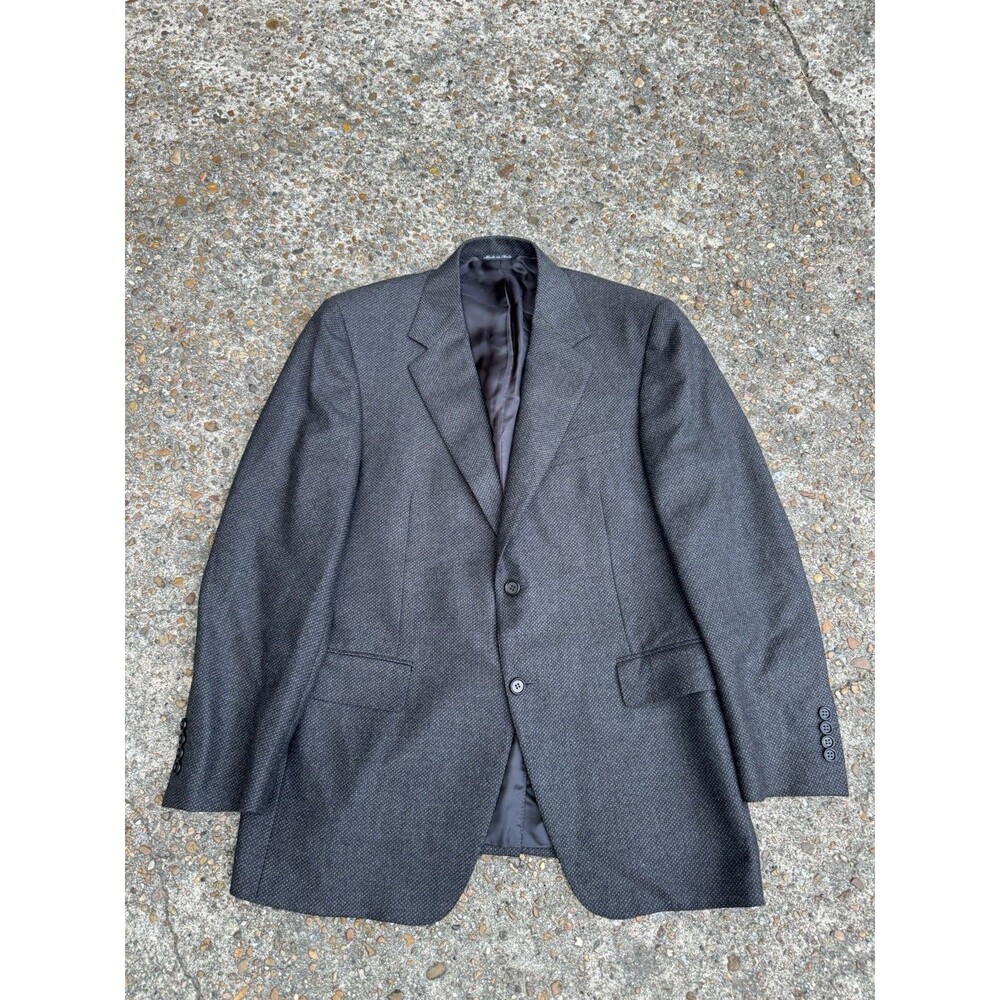 Canali Twill Tweed Men’s (40US/50EU) 100% Wool Italy formal business blazer